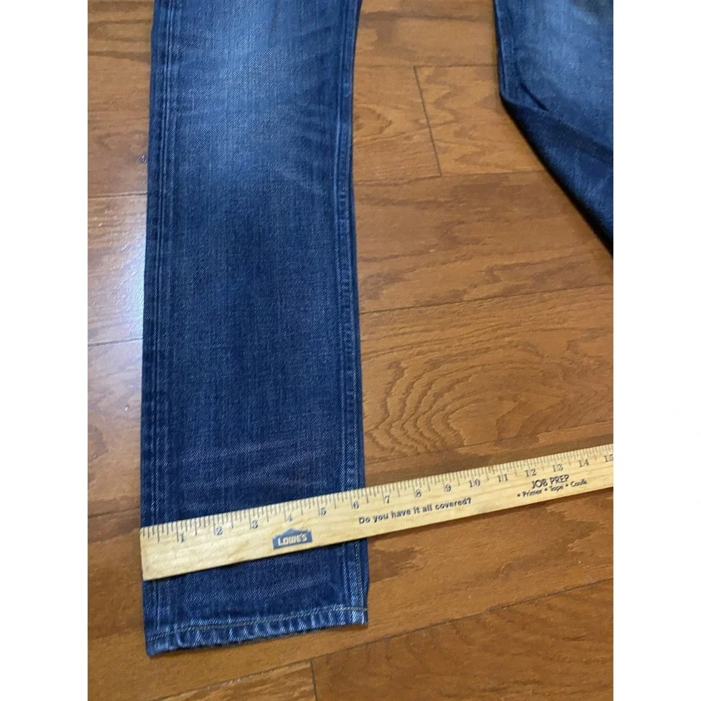 AllSaints Spitalfields Jeans Mens Selvedge Whiskers Honeycomb Fits 32x32 (tag 30